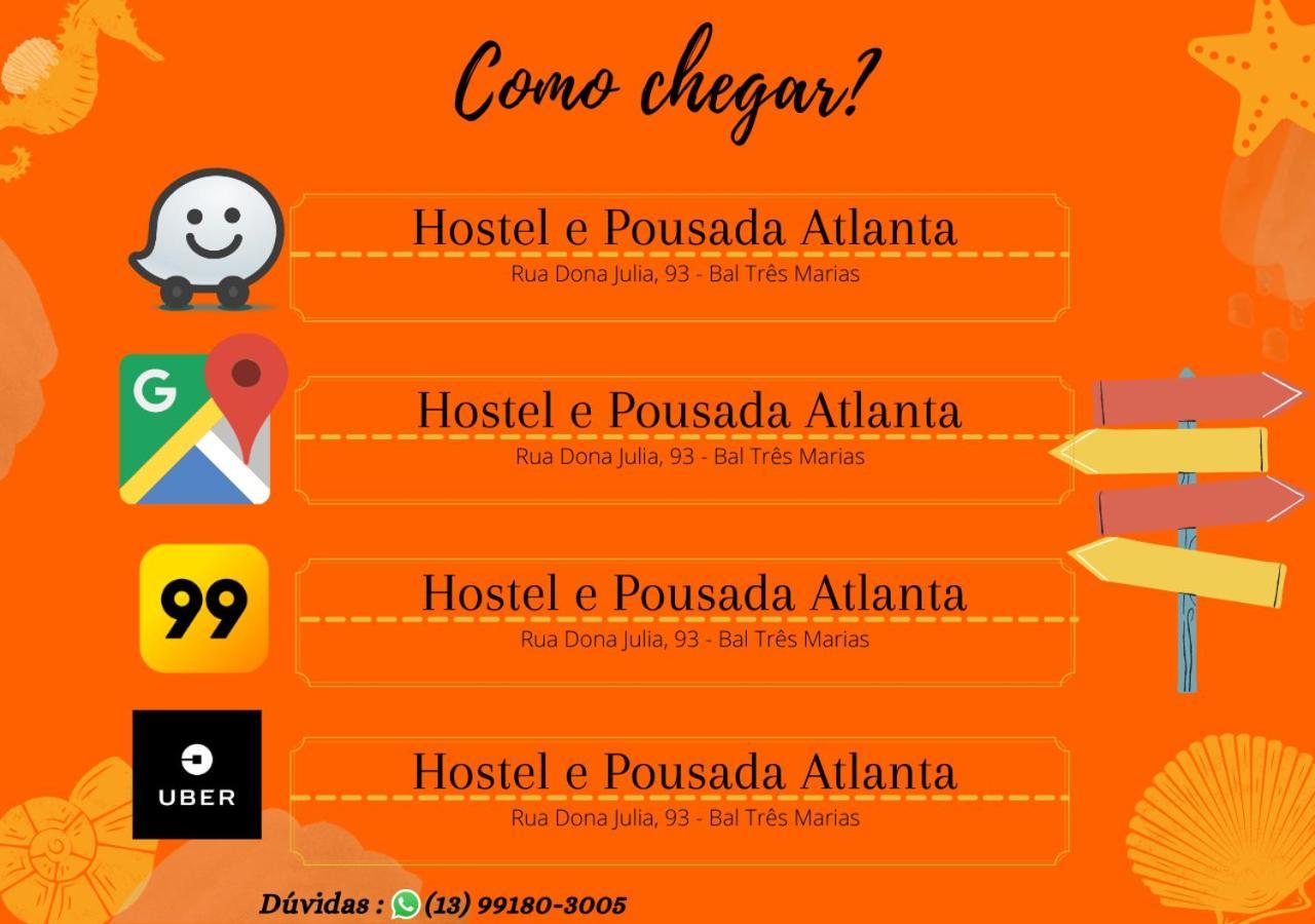 Hostel & Pousada Atlanta Peruibe Ngoại thất bức ảnh